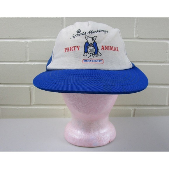 Budweiser Other - Vintage Bud Light Promo Snapback Trucker Hat Spuds Mackenzie Party Animal Beer